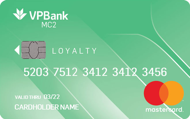 Thẻ tín dụng quốc tế MC2