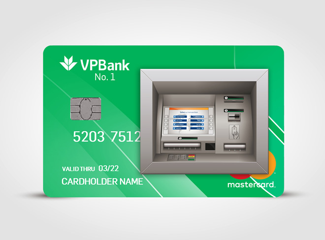 rút tiền mặt thẻ tín dụng vpbank no1 không mất phí