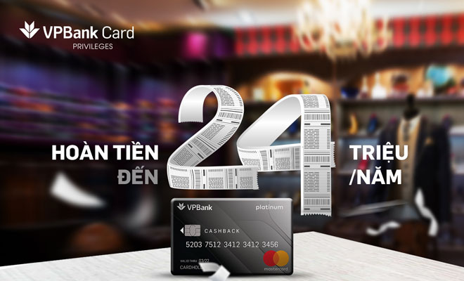 chương trình ưu đãi của thẻ tín dung mastercard vpbank
