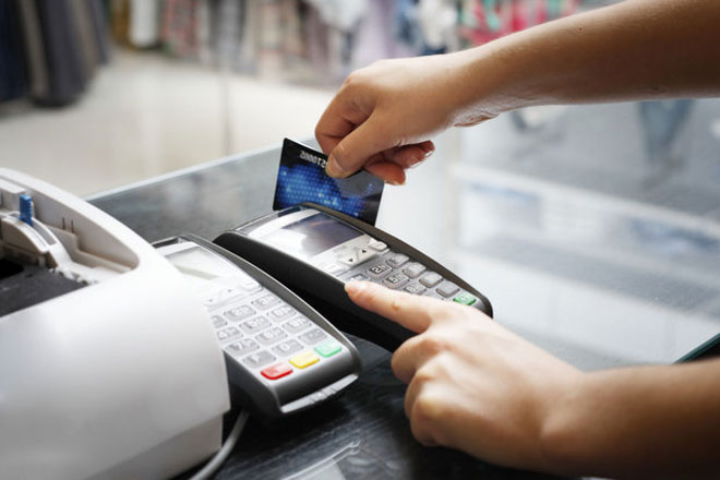 thẻ tín dụng bị từ chối khi thiết bị đọc thẻ bị hỏng